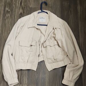 Hollister Women's Beige Utility Jacket